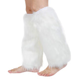 Maxbell Leg Warmers Anime Harajuku Fashion for Cosplay Costume Santa Christmas white