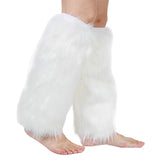 Maxbell Leg Warmers Anime Harajuku Fashion for Cosplay Costume Santa Christmas white