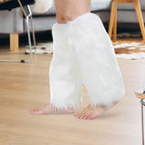 Maxbell Leg Warmers Anime Harajuku Fashion for Cosplay Costume Santa Christmas white