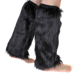 Maxbell Leg Warmers Anime Harajuku Fashion for Cosplay Costume Santa Christmas black