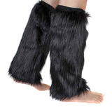 Maxbell Leg Warmers Anime Harajuku Fashion for Cosplay Costume Santa Christmas black