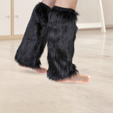 Maxbell Leg Warmers Anime Harajuku Fashion for Cosplay Costume Santa Christmas black