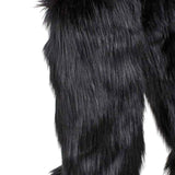 Maxbell Leg Warmers Anime Harajuku Fashion for Cosplay Costume Santa Christmas black