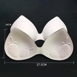 Maxbell Bra Pads Inserts Sponge Pad Breathable for Bikini Top Swimsuit