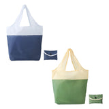 Maxbell Summer Foldable Shopping Bag Handbag Grocery Reusable Women for Ladies Blue