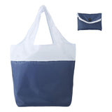 Maxbell Summer Foldable Shopping Bag Handbag Grocery Reusable Women for Ladies Blue