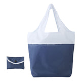 Maxbell Summer Foldable Shopping Bag Handbag Grocery Reusable Women for Ladies Blue