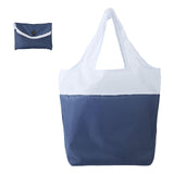 Maxbell Summer Foldable Shopping Bag Handbag Grocery Reusable Women for Ladies Blue