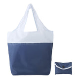 Maxbell Summer Foldable Shopping Bag Handbag Grocery Reusable Women for Ladies Blue