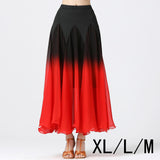 Maxbell Elegant Ballroom Dance Skirt Dancing Costume Stage Performance Dancewear XL