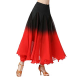 Maxbell Elegant Ballroom Dance Skirt Dancing Costume Stage Performance Dancewear L