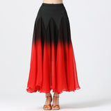 Maxbell Elegant Ballroom Dance Skirt Dancing Costume Stage Performance Dancewear M