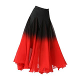 Maxbell Elegant Ballroom Dance Skirt Dancing Costume Stage Performance Dancewear M