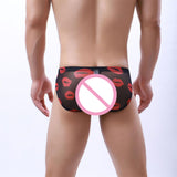 Maxbell Comfortable Mens Brief Soft Lingerie Low Rise Panties Male Undies Breathable XL
