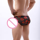 Maxbell Comfortable Mens Brief Soft Lingerie Low Rise Panties Male Undies Breathable XXL