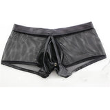 Maxbell Men Underpants Comfortable Quick Drying Elastic Transparent Shorts Low Rise XL