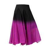 Maxbell Women's Ballroom Dance Skirt, Long Swing Skirt Performance Cosplay Latin M