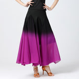Maxbell Women's Ballroom Dance Skirt, Long Swing Skirt Performance Cosplay Latin M