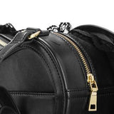 Maxbell Black Bat Wings Backpack Goth Punk Lace Wing Shoulder Bag Leather Rucksack