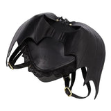 Maxbell Black Bat Wings Backpack Goth Punk Lace Wing Shoulder Bag Leather Rucksack