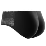 Maxbell Shapewear Underwear Hip Breathable Briefs Women Butt Lift Panties L Black