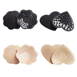 Maxbell 2Pcs 1 Pair Breast Covers Silicone Adhesive Women Men Evening Dress Black Plum