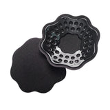 Maxbell 2Pcs 1 Pair Breast Covers Silicone Adhesive Women Men Evening Dress Black Plum
