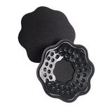 Maxbell 2Pcs 1 Pair Breast Covers Silicone Adhesive Women Men Evening Dress Black Plum