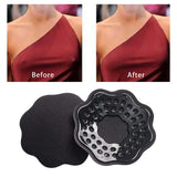 Maxbell 2Pcs 1 Pair Breast Covers Silicone Adhesive Women Men Evening Dress Black Plum