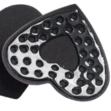 Maxbell 2Pcs 1 Pair Breast Covers Silicone Adhesive Women Men Evening Dress Black Heart