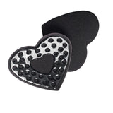 Maxbell 2Pcs 1 Pair Breast Covers Silicone Adhesive Women Men Evening Dress Black Heart