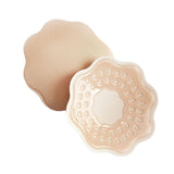 Maxbell 2Pcs 1 Pair Breast Covers Silicone Adhesive Women Men Evening Dress Brown Bossom