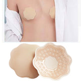 Maxbell 2Pcs 1 Pair Breast Covers Silicone Adhesive Women Men Evening Dress Brown Bossom