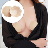 Maxbell 2Pcs 1 Pair Breast Covers Silicone Adhesive Women Men Evening Dress Brown Bossom