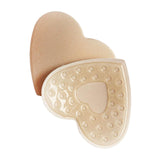 Maxbell 2Pcs 1 Pair Breast Covers Silicone Adhesive Women Men Evening Dress Brown Heart