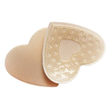 Maxbell 2Pcs 1 Pair Breast Covers Silicone Adhesive Women Men Evening Dress Brown Heart