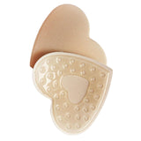 Maxbell 2Pcs 1 Pair Breast Covers Silicone Adhesive Women Men Evening Dress Brown Heart