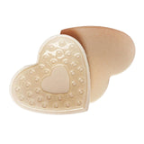 Maxbell 2Pcs 1 Pair Breast Covers Silicone Adhesive Women Men Evening Dress Brown Heart