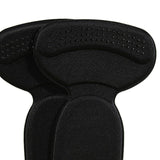 Maxbell 2x Heel Cushion Pads T Shape Shoe Heel Insoles Shoe Pad for Loose Shoes Black