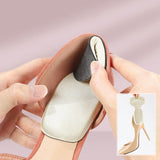 Maxbell 2x Heel Cushion Pads T Shape Shoe Heel Insoles Shoe Pad for Loose Shoes Apricot