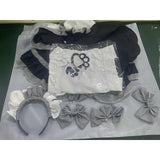 Maxbell Maid Costume Apron Cosplay Maid Dresses Waitress for Stage Halloween S