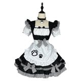 Maxbell Maid Costume Apron Cosplay Maid Dresses Waitress for Stage Halloween XL