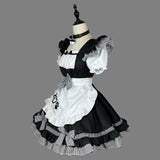 Maxbell Maid Costume Apron Cosplay Maid Dresses Waitress for Stage Halloween XL