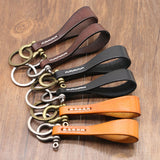 Maxbell Car Keychain Car Pendant Heavy Duty Key Fob for Men Women Father‘S Day Bronze Light Coffee