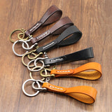Maxbell Car Keychain Car Pendant Heavy Duty Key Fob for Men Women Father‘S Day Silver Light Coffee