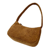 Maxbell Stylish Women Handbag Girls Zipper Underarm Bag Lady Beach Shoulder Bag Brown