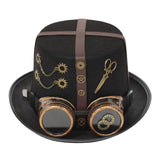 Maxbell Steampunk Gears Top Hats Head Wear Dance Hat for Cosplay Decoration Party