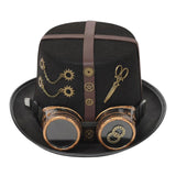 Maxbell Steampunk Gears Top Hats Head Wear Dance Hat for Cosplay Decoration Party