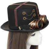 Maxbell Steampunk Gears Top Hats Head Wear Dance Hat for Cosplay Decoration Party