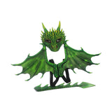 Maxbell Dragon Wing Costume Dinosaur Wing Tail Mask Set Cosplay Roleplay for Kids Green